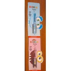 CELLO JUNIOR SMILEY FOUNTAIN PEN + Free 2 Jumbo Ink Cartridges 